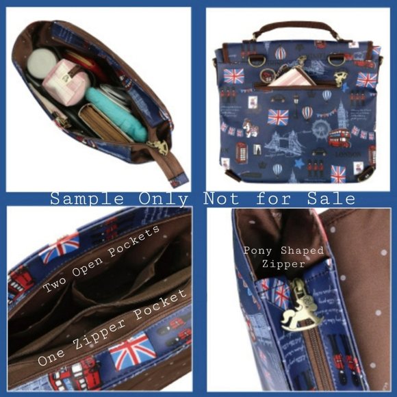 Waterproof Handbag Backpack Crossbody Triple Use - Picture 3 of 14